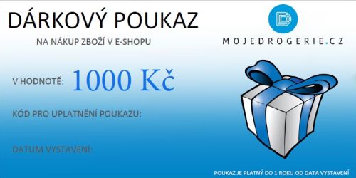 Drkov poukaz MOJEDROGERIE 1000 k